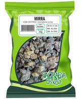 Mirra Resina Pura 50g – Defumação, Limpeza Espiritual, Gengivite e Aftas (Sagrada Ervas)