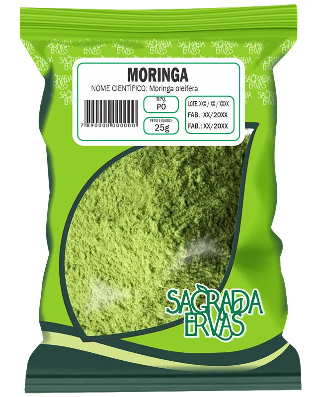 Moringa em Pó 25g – Superalimento, Fim da Anemia, Imunidade e Energia (Sagrada Ervas)