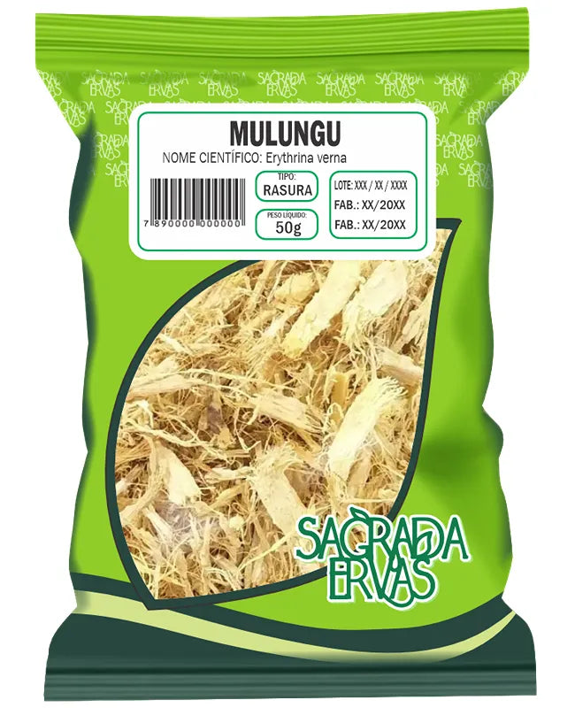 Chá de Mulungu Rasurado 50g – Insônia Severa, Ansiedade Extrema e Pressão Alta (Sagrada Ervas)