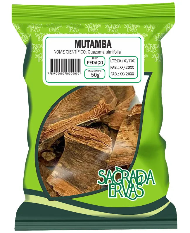 Mutamba Casca 50g – Queda de Cabelo, Caspa, Seborreia e Asma (Sagrada Ervas)